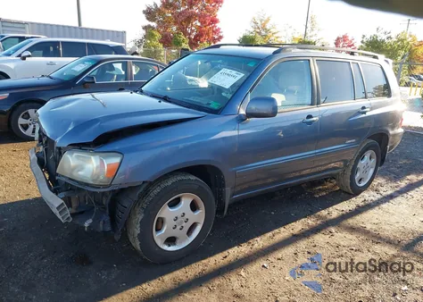 2007 Toyota Highlander Limited V6 из США, поврежденный, VIN JTEEP21A270227586